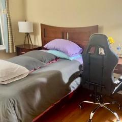 B2 A private room in Naperville downtown with desk and Wi-Fi near everything