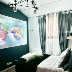 Maisonnette proche de Paris & Home cinema