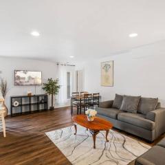 Charming basement w/ firepit and above ground pool