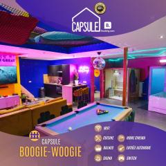 Capsule Boogie-Woogie - JACUZZI - SAUNA - BILLARD - JEUX - ECRAN GÉANT - FILET SUSPENDU - NETFLIX