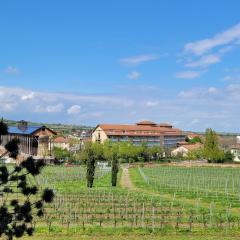 Ihr Bett mit Blick auf die Weinberge