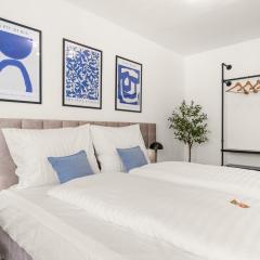 BLU APARTMENT -modern interior design in city centre- close to HBF & Uni