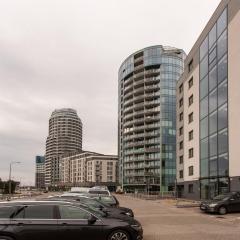 Apartament Royal Capital Towers Klimatyzacja & Prywatny Parking & Bezkontaktowe Zameldowanie & Balkon