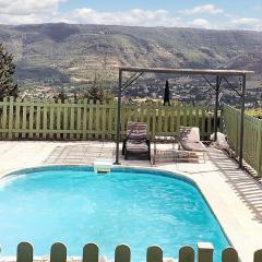 Maison paisible a Veyras avec piscine privee et vue montagne