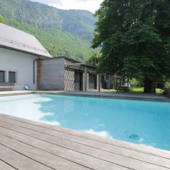 Family villa with swimming pool in Aiguebelette-Le-Lac