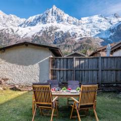 Pretty loft with view of Mont Blanc & glacier