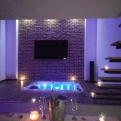 magnifique loft avec jacuzzi et sauna privatif