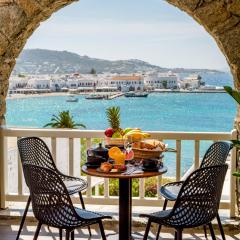 Yalos Hotel Sunset view Mykonos town private rooms