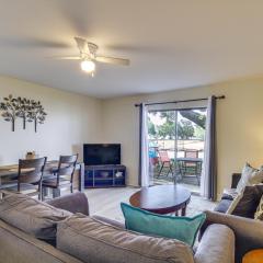 Airy Biloxi Condo with Patio Walk to Beach!