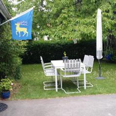 Gemütliches Ferienhaus mit Garten, nah am Meer