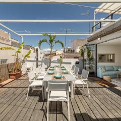 Espectacular casa con terraza privada