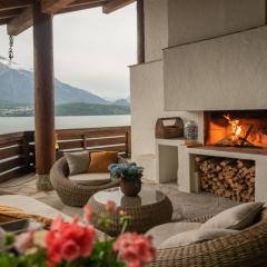 Lakeside Chalet with Panorama View