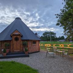 Apple blossom glamping