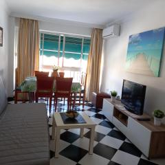 Malaga downtown and beach apartment