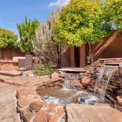 Sedona Dream Weaver Red Rock Vista Views, Soothing Water Feature, Hot Tub & Courtyard-Relax!