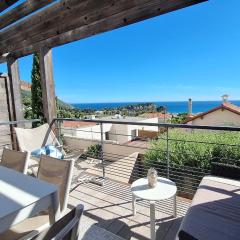 Cassis, le Grand Bleu, triplex vue mer, port plage 10mn à pieds