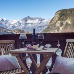 Studio with view, 100m to slopes and near Chamonix