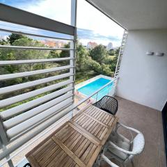 3 room apartment, 500m to beach, swimming pool, nice terrace