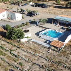 Casa na horta, planície alentejana