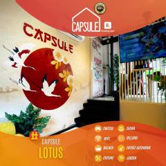 Capsule Lotus-Balneo-Sauna-Billard-Nintendo