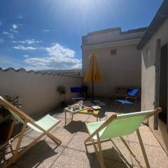 Appartement chaleureux-Terrasses rooftop-Rafraîchisseur-Parking-wifi