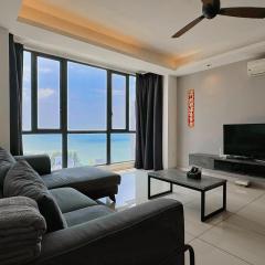 Tanjung Tokong Luxury SEAVIEW bathtub condo 2 rooms 6 pax near Straits Quay Marina Mall 丹绒道光 豪华海景 双房浴缸 高级公寓