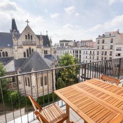 La Terrasse de l'Eglise, Paris Center & Eurostar 15 mn, Brand new duplex with terrasse, balcony, 2 bathrooms, parking,