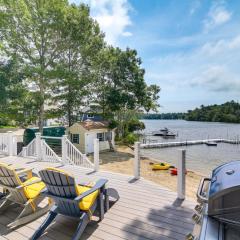 Plymouth Getaway with Private Lake Beach and Kayaks!