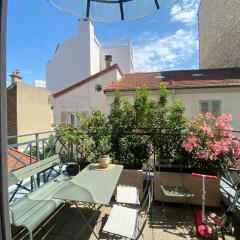 Spacious duplex with terrace heart of Boulogne