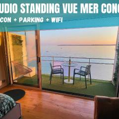 - L'IROIZH - CONCARNEAU - VUE MER PANORAMIQUE - STUDIO STANDING PLAGE DES SABLES BLANCS - PARKING - PANORAMIC SEA VIEW - NEAR THALASSOTHERAPY - Wifi -