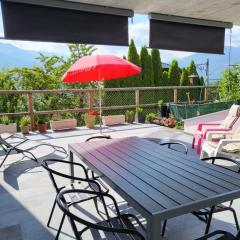 Appartement Randogne avec grande terrasse