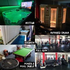 Hot Tub, Ice Bath, Gym, Sauna, Pool Table Coorparoo Haven