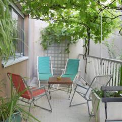 Appartement charmant a Paris 48 m² avec terrasse de 20 m²