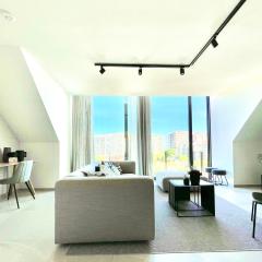 MOLO roof - stylish penthouse with marina view Blankenberge within walking distance from the sea - 15 km from Bruges