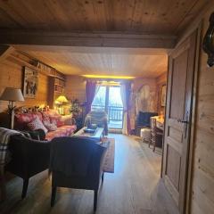 Bel appartement tout en bois dans un chalet