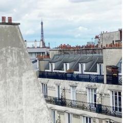 Petit studio vue sur Tour Eiffel