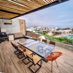 Aldea 1BR Bohemian Rooftop Ocean View for 2