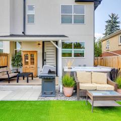 Golden Home Hot Tub and Mountain-View Rooftop Deck!