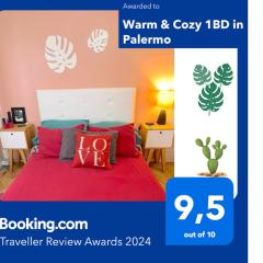 Warm & Cozy 1BD in Palermo