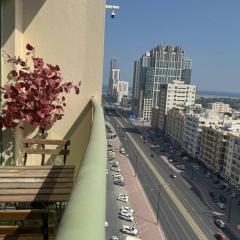 1BR in Fujairah, CITY&SEA view