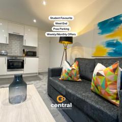 1 Bedroom Apartment by Central Serviced Apartments - Modern - FREE Street Parking - Close to University of Dundee - Weekly-Monthly Stay Offers - Wi-Fi - Cosy Little Apartment