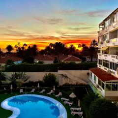 Sunset Over the Pool near Yumbo!