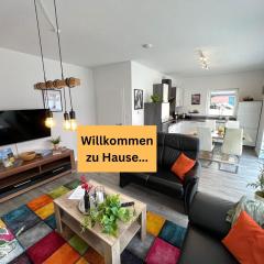 Ferienhaus "Elstar" Meppen Ebenerdig Carport Terrasse Neubau NETFLIX Free WIFI 2 Schlafzimmer Küche