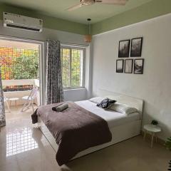 Ozone Pvt Studio Apt with Balcony in Koregaon Park Near Osho Ashram