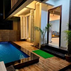 Vibez Villa ll Private Pool ll 2BHK ll BBQ ll AC