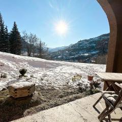 Appartement très calme 2 chambres avec parking et jardin privé sur les hauteurs de Briançon