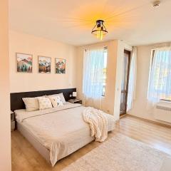 Encanto Bansko Cozy Studio with Balcony and Stunning Mountain & Town Views in SPA Resort