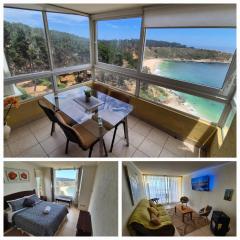 Condominio Pinares del Canelillo, Algarrobo Departamento Vista al Mar 2D2B con Estacionamiento, TPlaya