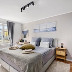 EDLER WOHNRAUM Luxuriöses Apartment mit Balkon, Boxspringbett, Kaffeevollautomat, Lift & Parkplatz