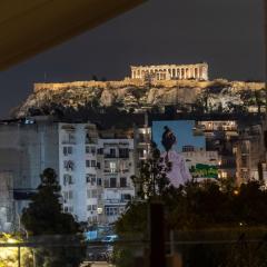 Chic Apartment - Patio Acropolis view